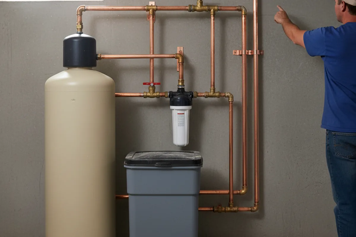 Whole-house water treatment system installed in Osage